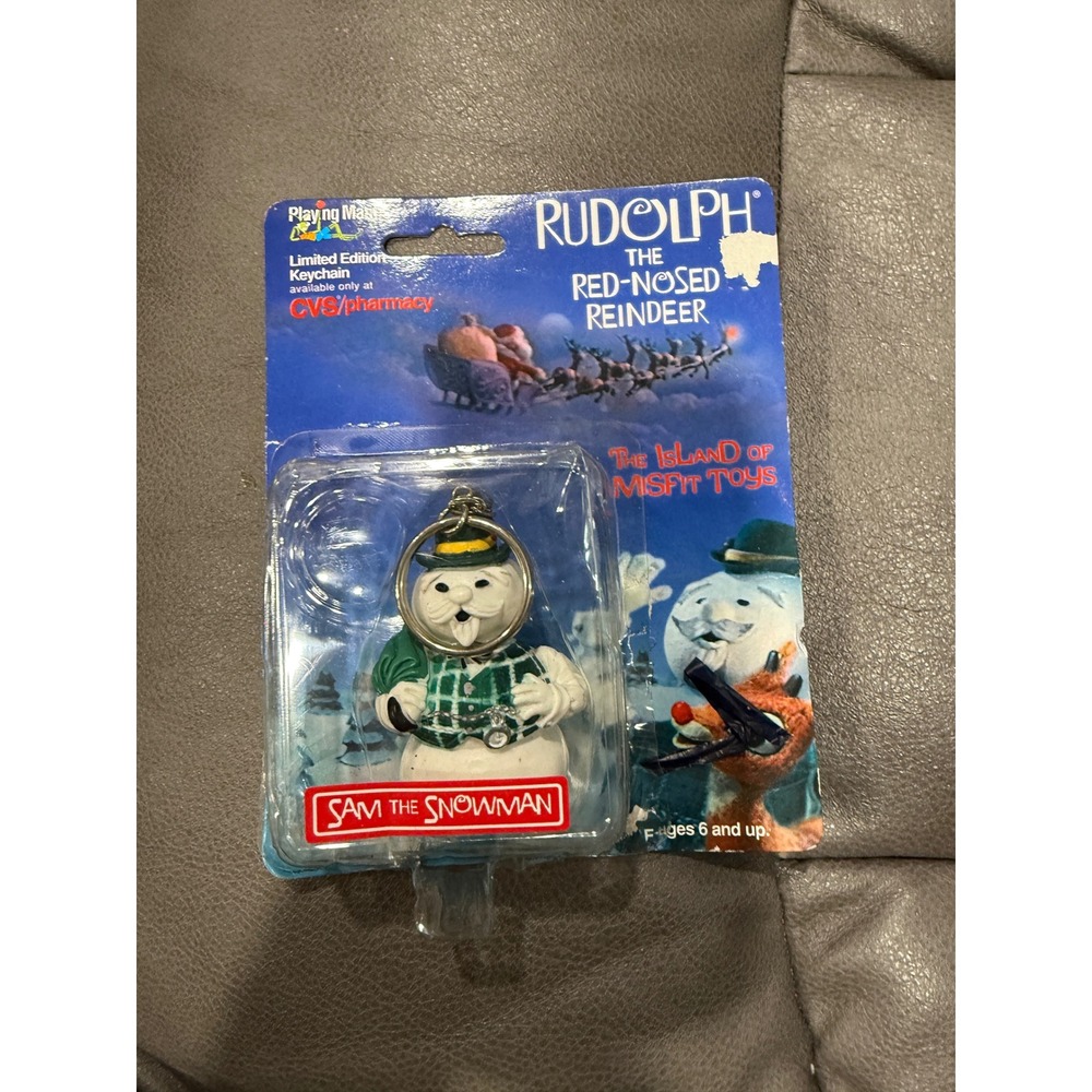 Rudolph The Red Nosed Reindeer Sam The Snowman‎ Keychain Limited Edition